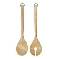 Ложка поварская KitchenAid Coreline Набор для салата, 2 шт, 30 см, береза (KQR713OHE)
