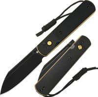 Нож Artisan Holm AR-RPM9 Black PVD Steel+Black G10 Inlay Gold (1875P-BG)