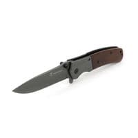 Нож складной Browning-DA98, ручка сталь + дерево, длина 223 мм, 238 гр, Box