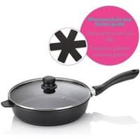 Сковорода Kela Gabor с крышкой и защитой, 28 см (10041)