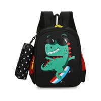 Рюкзак дитячий Evo-kids Small Dino Skate Black (2418-24 Black Dino Skate)