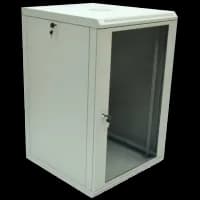 Шкаф 19"18U 600x600x907 акриловое стекло серое