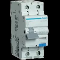 Диференционный автоматический выключатель Hager 1P+N 6kA B 16A 30mA A