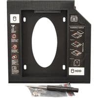 Переходник Frime для установки 2.5" SSD/HDD в отсек привода 12.7мм Black (FHDC127P)