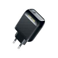Мережевий зарядний пристрій Luxe Cube Dynamic 18W (1USBх3A) Black (4446689880896)