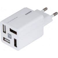 Мережевий зарядний пристрій Remax RP-U43 Wanfu (EU) (4USB 3.4А) White (6972174153674)