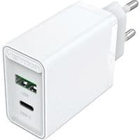 Мережевий зарядний пристрій Vention USB Type C + QC4.0 (18-20W) White (FBBW0-EU)