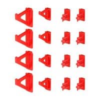 Гачкі для підвісної панелі Kistenberg KBH16, набір 16 од., 13*13см, пластик