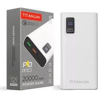 Повербанк TITANUM 727S White 20 000 мА•ч