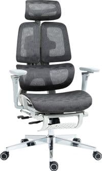 Офісне крісло GT Racer B-2450 White/Gray
