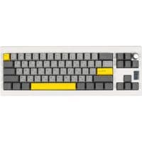 Клавиатура Epomaker Shadow-X 70 Mulan Switch с возможностью горячей замены ЖК-экрана RGB Wireless/Bluetooth/USB UA White (SHX-W-M)