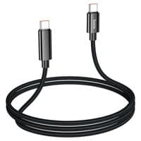 Кабель Type-C - Type-C, Hoco U125, Black, 1 м, 100 Вт