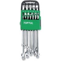 Ключ Toptul комбинированный 8-19мм 10шт. на холдере (GSAB1001)