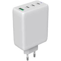 Зарядний пристрій CANYON CU100ACC GaN 100W 3xPD 1xQC EU White