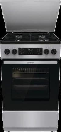 Плита Gorenje комбинированная, 70л, 50x60см, дисплей, IconLed, эмалированные, нерж.
