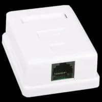 Розетка компьютерная одинарная Kingda 1хRJ45 UTP