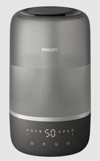 Увлажнитель воздуха Philips традиционное увл-ние Series 1000, 41м2, 3л, 275мл/ч, электр. упр-ние, режим сна, ночник, темно-серый
