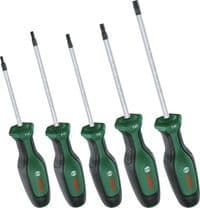 Отвертка Torx Bosch набор 5шт, T10, 15, 20, 25, 30.