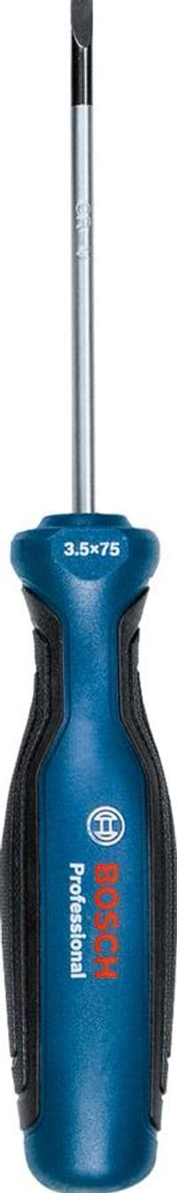 Отвертка Bosch плоская, прецизионная, SL3.5x75мм