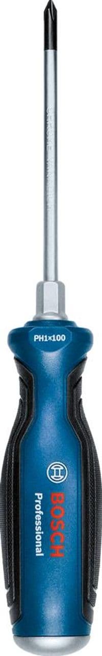 Отвертка Bosch крестовая, PH1x100мм