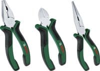 Плоскогубцы Bosch набор 3 шт, комбинированные, удлиненные, бокорезы