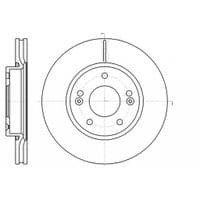 Гальмівний диск REMSA 61208.10
