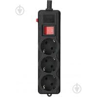 Мережевий фільтр 3 м кабель 3 розетки Gembird SPG3-G-10B-PRO