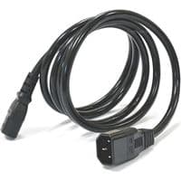 Шнур живлення С13-C14, 0.3 м, 0.75 мм2