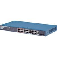 Коммутатор 24 порта управляемый Hikvision DS-3E1326P-EI(B) POE