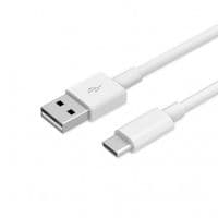 Кабель USB <-> USB Type-C, Білий, 1м, Оптом