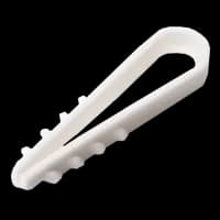 Дюбель-ёлочка 8 мм APRO FT-8 под круглый кабель белый (пач. 100 шт.)