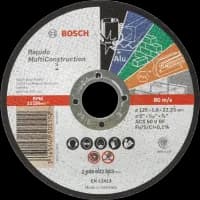 Круг відрізний по металу Bosch Multi Construction Rapido 125x1.6x22.2