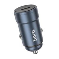 Автомобільний зарядний пристрій HOCO Z57 Glorious single-port PD30W car charger Metal Gray