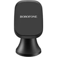 Тримач для мобільного BOROFONE BH220 Leader автоматична індукція бездротова швидка передача вантажівки (air outlet) Black Gray