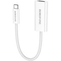 Адаптер BOROFONE DH16 Buddy Type-C 6-in-1 adapter Metal Grey