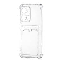 Силіконова накладка для смартфона Xiaomi Redmi Note 12 Pro 5G, with pocket, Transparent