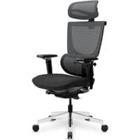 Офісне крісло Mealux S8 Air Fabric Black (HF-S8P F/B)
