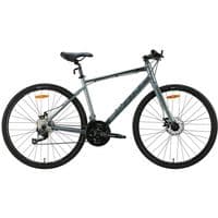 Велосипед Leon 28" HD 80 DD рама-21" Al сірий з чорним 2024 (OPS-LN-28-045)