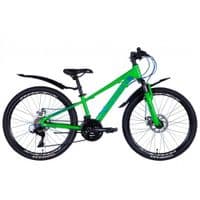 Велосипед Discovery 24" Qube DD рама-11,5" Al зелено-синій 2024 (OPS-DIS-24-342)