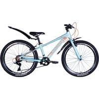 Велосипед Discovery 24" Qube Vbr рама-11,5" Al морська хвиля 2024 (OPS-DIS-24-358)