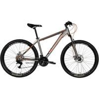 Велосипед Discovery 27.5" Bastion AM DD рама-17" Al сріблясто-помаранчевий 2024 (OPS-DIS-27.5-063)