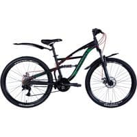Велосипед Discovery 26" Tron AM2 DD рама-15" чорно-зелений 2024 (OPS-DIS-26-614)