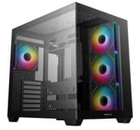 Корпус Deepcool CG530 4F без БП ITX/Micro-ATX/ATX,чорний.,2x3.5,2+1*2.5"; 440х285х399мм,