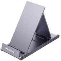 Підставка-трансформер Portable 3-Angle Cell Phone Stand Holder for Desk Aluminium Alloy Gray Vention
