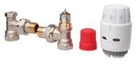 Комплект термостатичний Danfoss RAS-C2+RA-N+RLV-S, 1/2", RA, кутовий