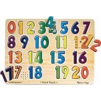 Развивающая игрушка Melissa&Doug Звуковой пазл Цифры (MD339)