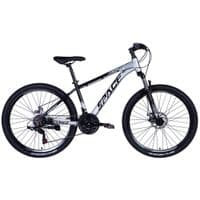 Велосипед Space 27.5" Phaeton AM DD рама-19" Al сріблясто-чорний 2025 (OPS-SP-27.5-013)
