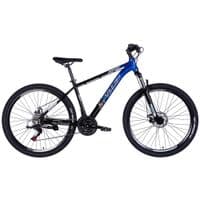 Велосипед Space 27.5" Phaeton AM DD рама-19" Al чорно-синій 2025 (OPS-SP-27.5-040)