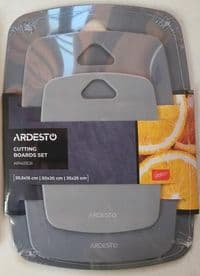 Набір дошок кухонних Ardesto Gemini, 3шт, 20.5x15см, 30x20см, 35x25см, пластик