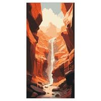 Картина по номерам ArtCraft Каньон 40х80 см (11567-AC)
